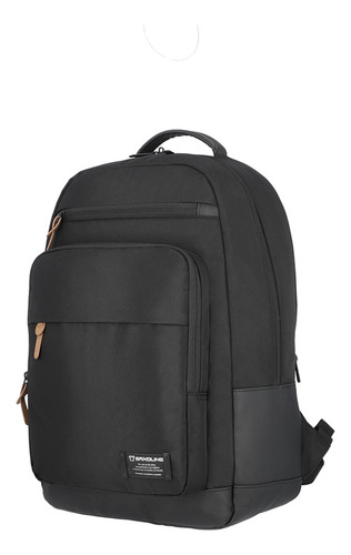 Mochila Para Notebook City Negra 17 Color Negro