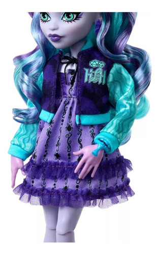 Monster High Fearbook Muñeca Twyla Fashion Universitaria