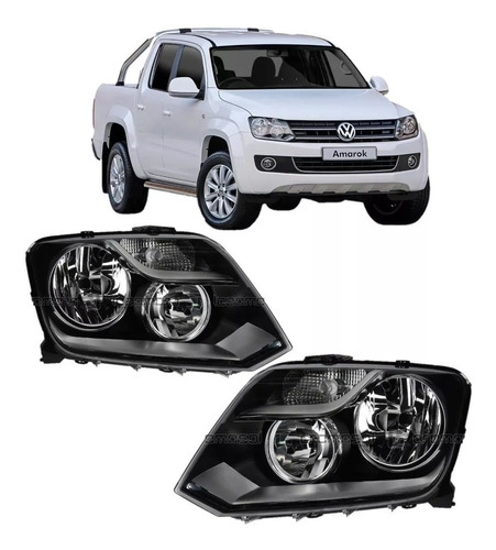 Juego Opticas Amarok 2010 2013 2015 Manual Original Valeo