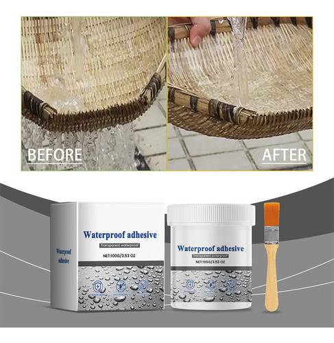 Adhesivo Impermeabilizante Transparente Para Baño Y Cocina S