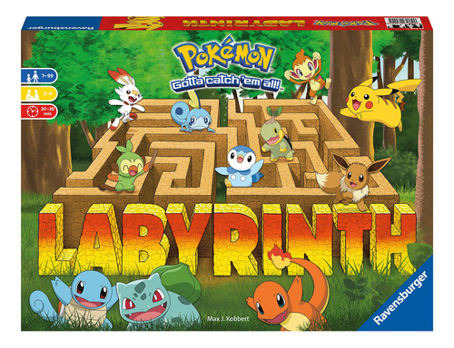Ravensburger Pokémon Labyrinth - Juego De Mesa Familiar Pa.