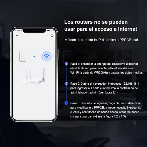 Router Repetidor Wifi Mini Extender 300mbps Routers Blanco