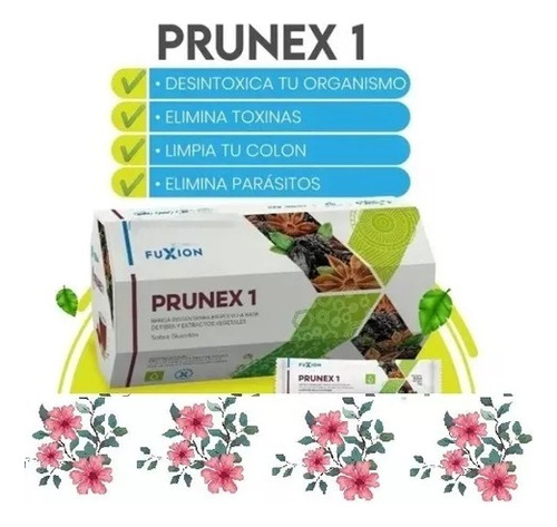 Prunex 1 Té De Hierbas Limpieza De Cólon Intestinos Fuxion