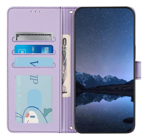 Funda Divertida Con Gato Y Ratón Para Samsung, Con Correa