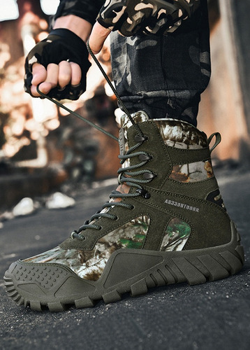 Botas Tacticas Hombre Training Comodos Correr Militar Casual