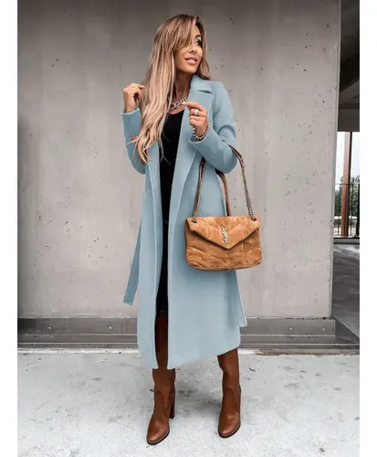Casaco Feminino Estilo Londres Longo Trench Coat Clássico | Frete grátis
