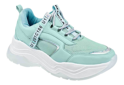 Tenis Been Class 16058 Para Mujer Color Verde E4