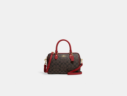 Bolsa Coach Mujer Crossbody Rowan Satchel Bandolera Marron R