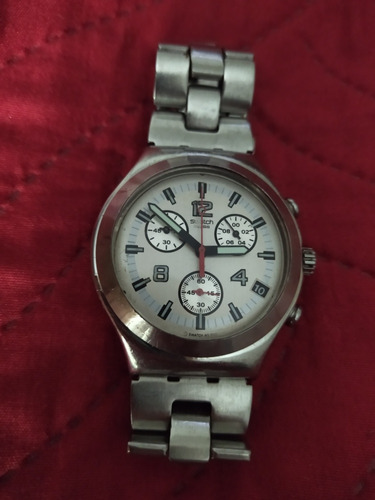 Reloj Swatch Irony Ag 2003 Cronografo Y Fecha Original 
