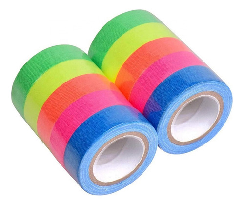 Pack 3 Cintas Adhesivas Fluorescente Uv Luz Negra