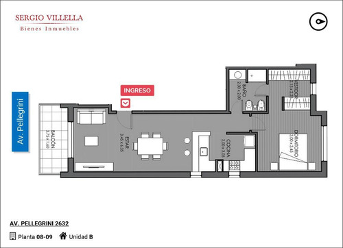 Imagen 2 de 7 de Departamento En Venta De 1 Dormitorio En Rosario
