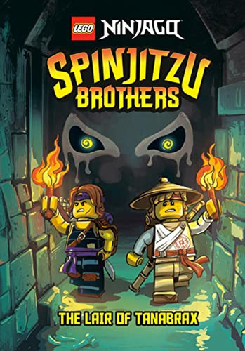 Spinjitzu Brothers #2: The Lair of Tanabrax (LEGO Ninjago) (A Stepping Stone Book(TM)) (Libro en Ing, de West, Tracey. Editorial Random House Books for Young Readers, tapa pasta dura en inglés, 2021