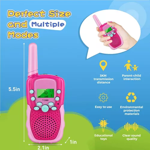 Inspírate - TekHome Walkie Talkie Niños, PMR446 22 Canales