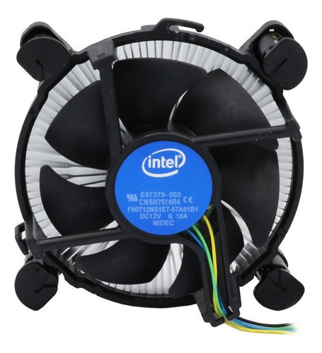 Ventilador Cooler Intel Original Socket 1200 Core I3/i5/i7