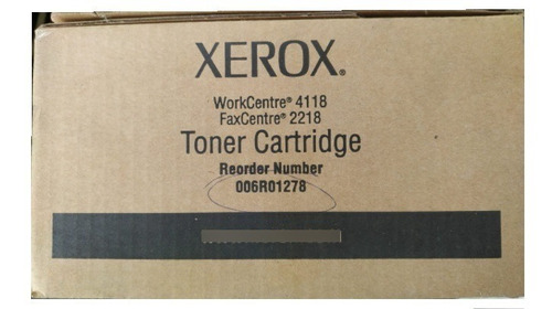 Toner Xerox 006r01278 Para Workcentre 4118 Faxcentre 2218