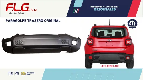Paragolpe Trasero Mopar Jeep 735631085