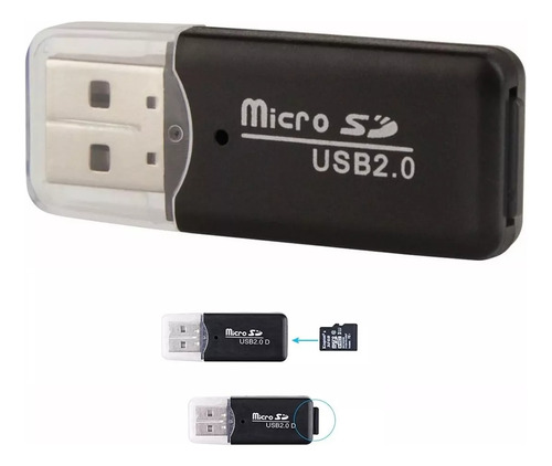 Lector De Memorias Usb 2.0 Micro Sd