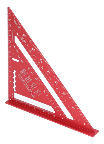 Viga Doble De Aleación De Aluminio Red Red Speed Square De 7