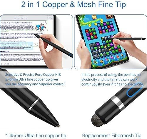 Lapiz Optico Universal Dibujo Para Tab/para iPad Kecow Negro