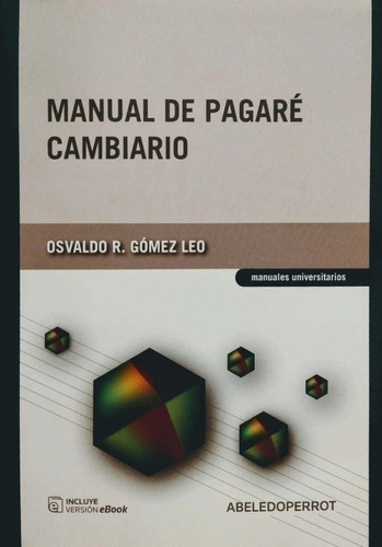 Gómez Leo Manual De Pagaré Cambiario