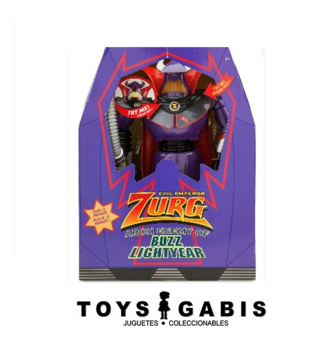 Juguetes Toy Story Zurg 35cm + De 12 Frases Figura De Acción