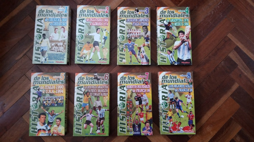 Colección Completa Historia De Los Mundiales De Fútbol 8 Vhs