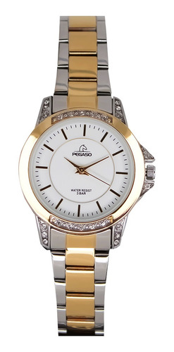 P6481sg-072201a - Reloj Pegaso Fashion Bicolor