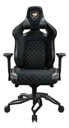 Silla Gamer Cougar Titan Pro V2 Gold F Negro
