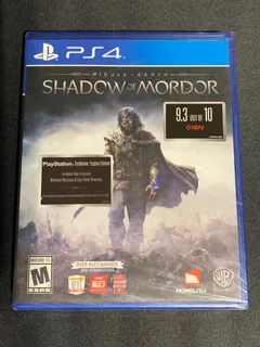 Shadow Of Mordor Ps4 Exclusive Legion Edition Nuevo Físico