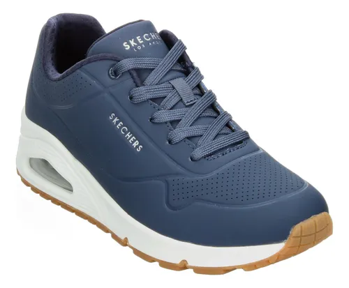 Tenis skechers mujer azules sale