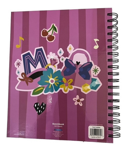 Minnie Mouse Libreta Espiral Blanca Y Colores 100 Hojas Color Rosa chicle