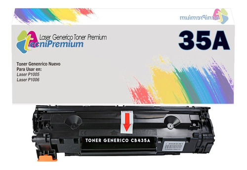 Toner Generico 35a Cb435a Para Impre P1005 P1006 Nuevo