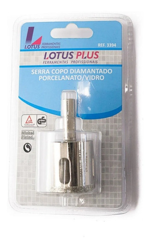 Serra Copo Diamantado 40mm Porcelanato Vidro - Lotus 3395