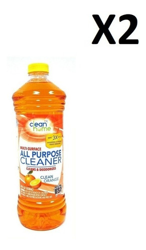 Imagen 1 de 3 de Limpiador De Pisos Orange Clean Home 28oz