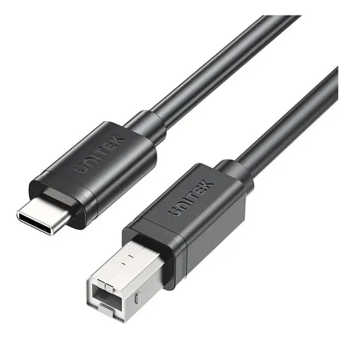 comprar Cable Usb-c Unitek Para Impresoras 5m Usb-c 480mbps A Usb-b Color Negro