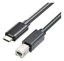 Comprar Cable Usb-c Unitek Para Impresoras 5m Usb-c 480mbps A Usb-b Color Negro