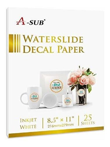 Papel De Calcomanía De Tobogán De Agua Para Impresora...