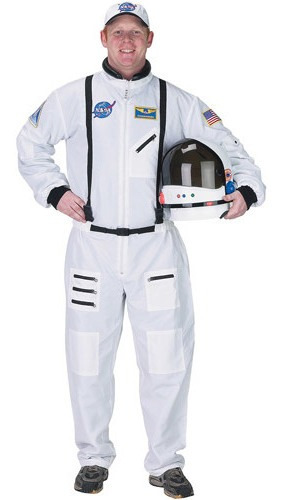 Disfraz Para Hombre Astronauta Blanco Talla L Halloween