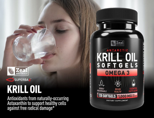 Aceite De Krill Antartico 120 C