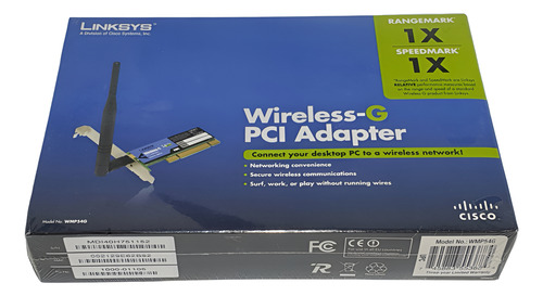 Tarjeta De Red Cisco Linksys Wireless-g Pci Adapter Wmp54g