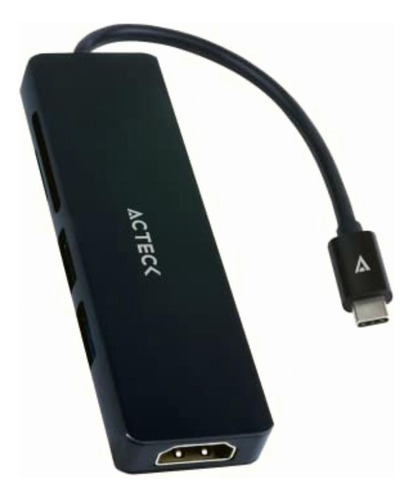 Hub Usb C 5 En 1 Gate 5 Dh640 4khdmi + 1xusb A 3.0 + 1xusb A
