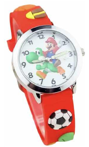 Reloj De Niño Súper Mario Bros Y Yoshi Nuevo