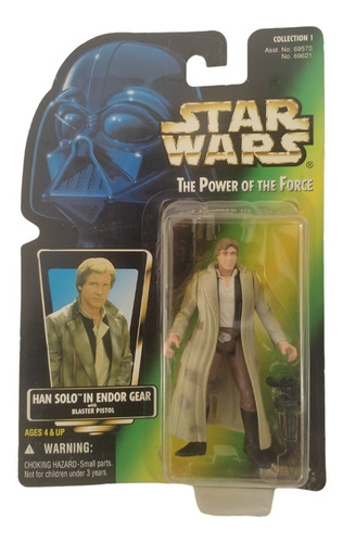 Han Solo In Endor Gear Star Wars Power Of The Force Kenner