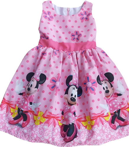 Vestidos Para Niñas De Disney Minnie Mouse - H