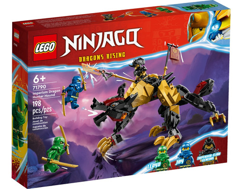 Lego Ninjago 71790 Cachorro Do Caçador De Dragão Imperial - Quantidade De Peças 198