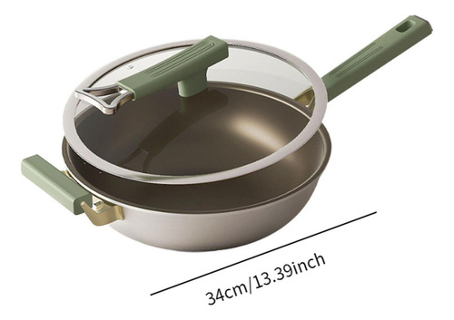 . Sartén Antiadherente Wok Antiadherente Utensilios De 34 Cm