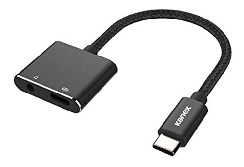 Adaptador Y Cargador De Auriculares Kanex Durabraid Usb-c A