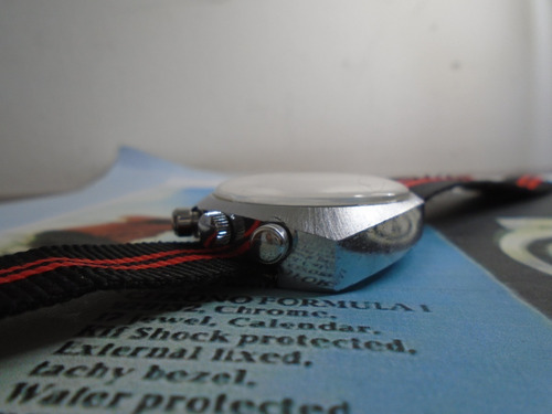 Sicura Antigo Bullhead Big 43,00 Mm S'70 Valjuoux 7734 Raro