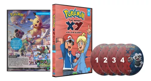 Dvd Anime Pokémon 3ª Temporada A Jornada Johto Dublado