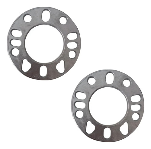 2 Pçs Espaçador Alargador P/ Roda Universal 4 E 5 Furos(6mm)